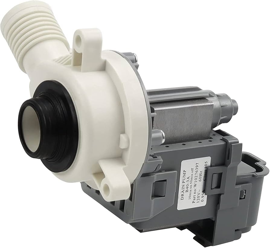 Whirlpool Washer Drain Pump Assembly W10276397 Whirlpool Washer Drain Pump Assembly W10276397